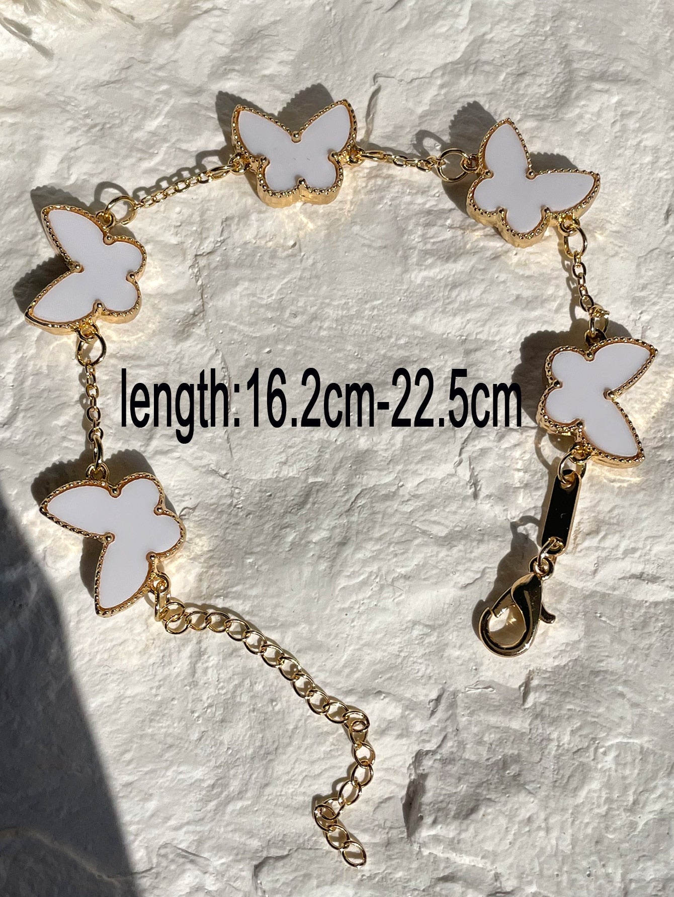 Butterfly Flower Love Heart Bracelet